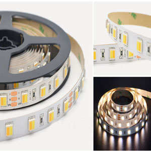 5050 CCT Led Strip Tunable 2 in 1 